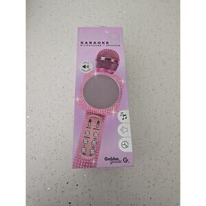 Gabba Goods Bluetooth Karaoke Microphone Speaker Bling NEW